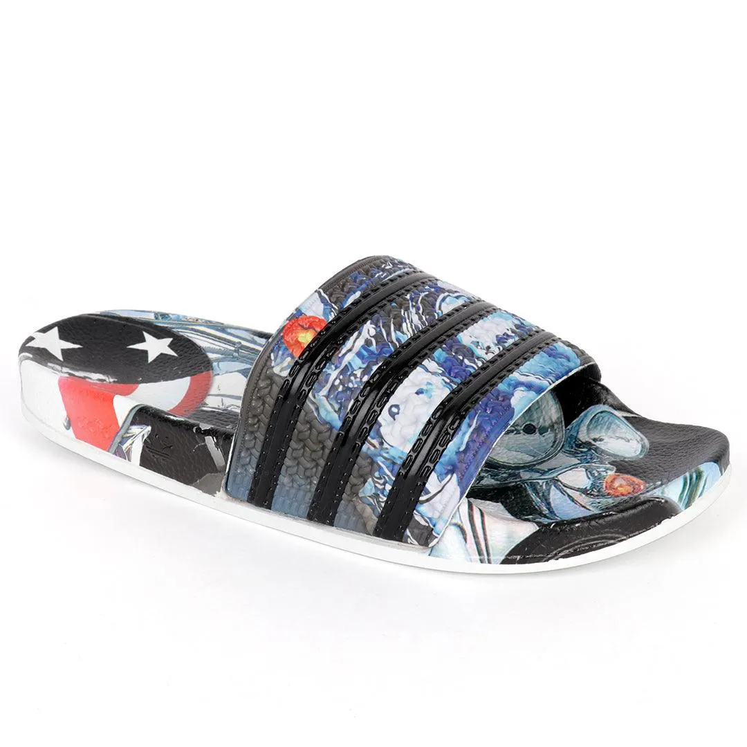 AD Adilette Synthetic Comfort  Men's Slide - Multicolor