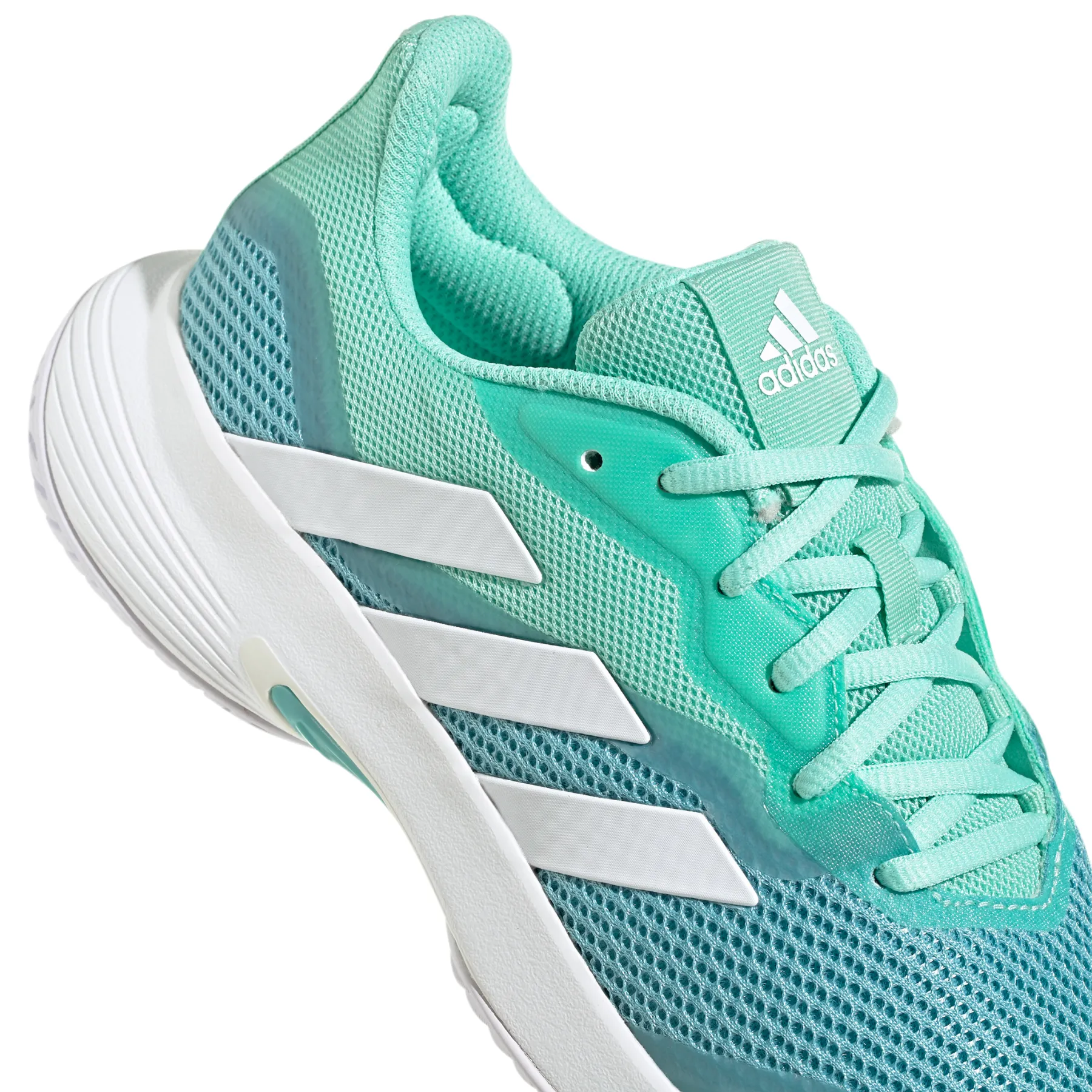 Adidas Performance  Court Jam Control Womens Tennis Shoes - Green/White/Minton