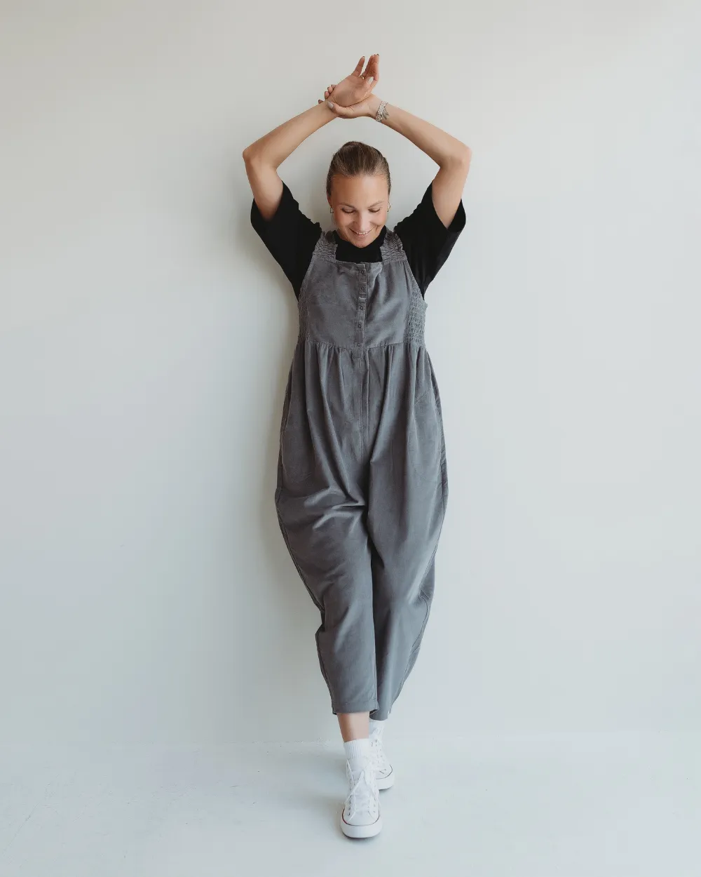 Alice Charcoal Jumpsuit