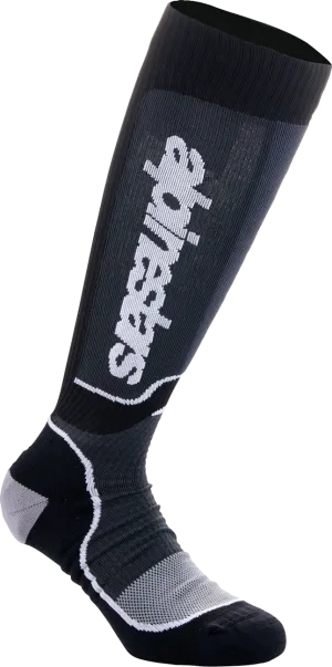 ALPINESTARS MX Plus Socks - Black/White - Large 4702324-12-L