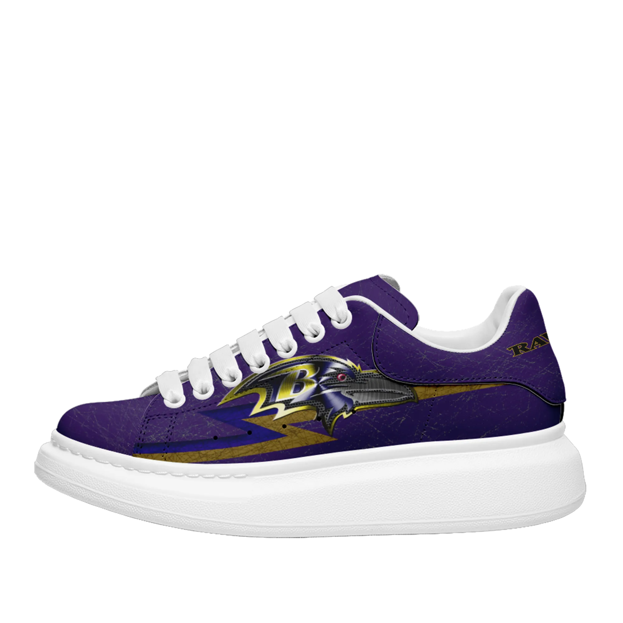 Baltimore Ravens- McQueen Shoes Unisex Fashionable Casual Shoes for Walking Comfortable and Breathable