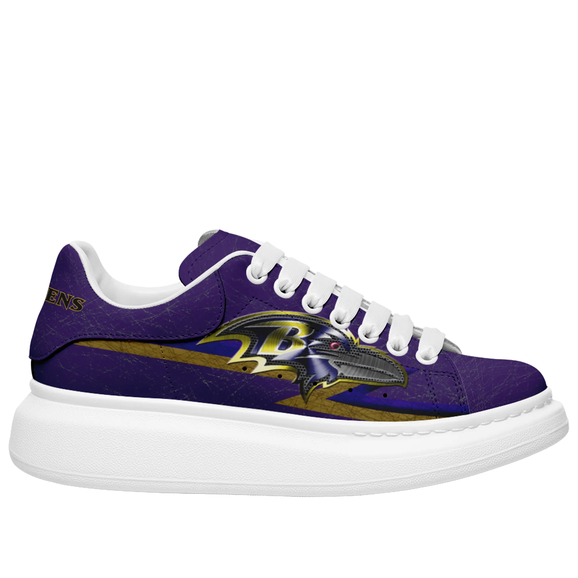 Baltimore Ravens- McQueen Shoes Unisex Fashionable Casual Shoes for Walking Comfortable and Breathable