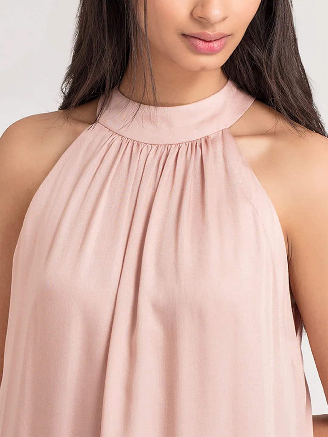 Blush High-Low Dress