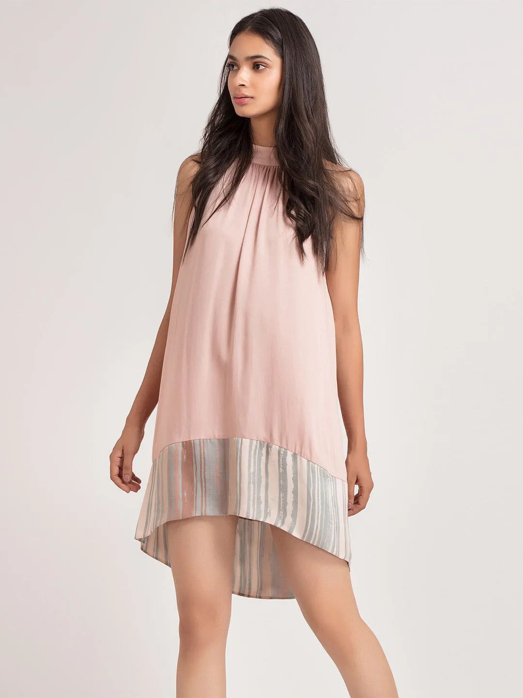 Blush High-Low Dress