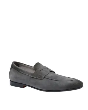 Carlos Suede Loafer in Grey