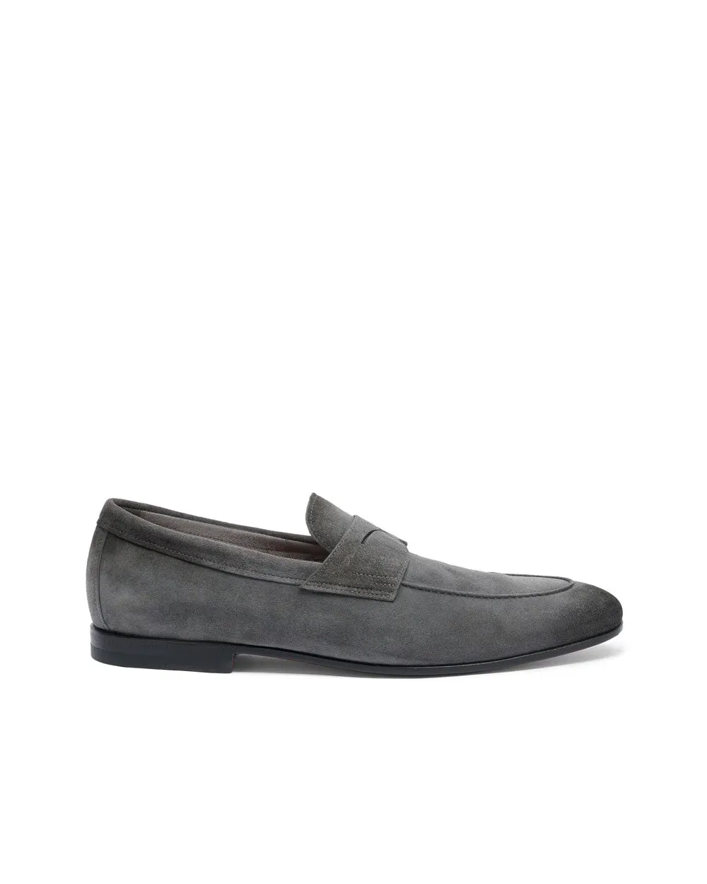 Carlos Suede Loafer in Grey