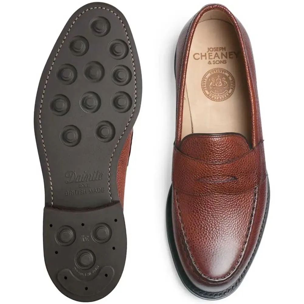 CHEANEY Howard R Shoes -  Loafers - Mahogany Grain