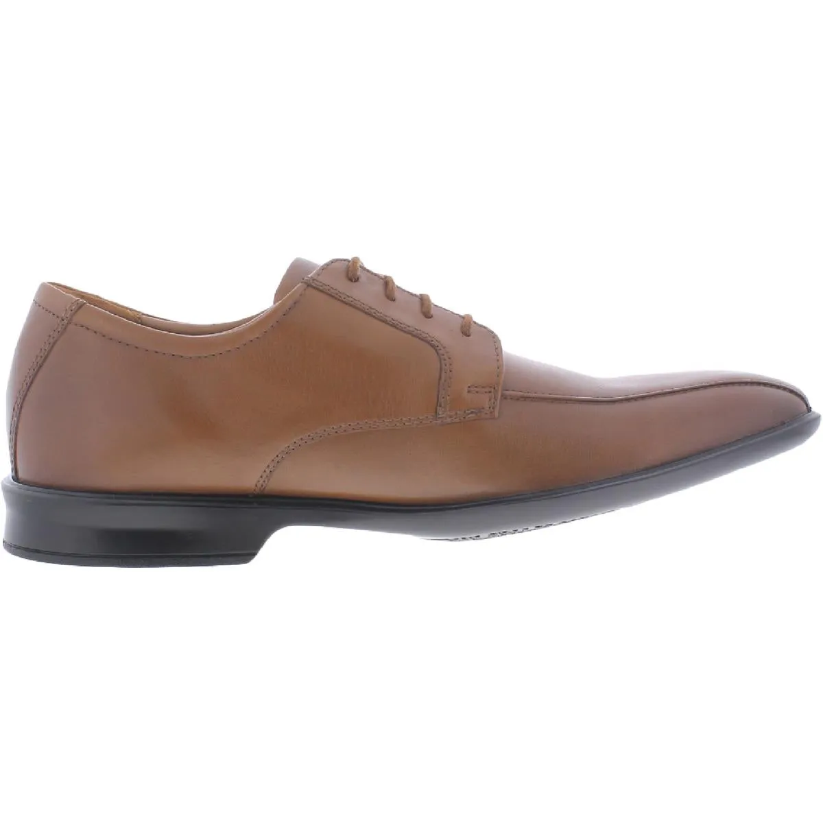 Clarks Mens Bensley Run Leather Breathable Derby Shoes