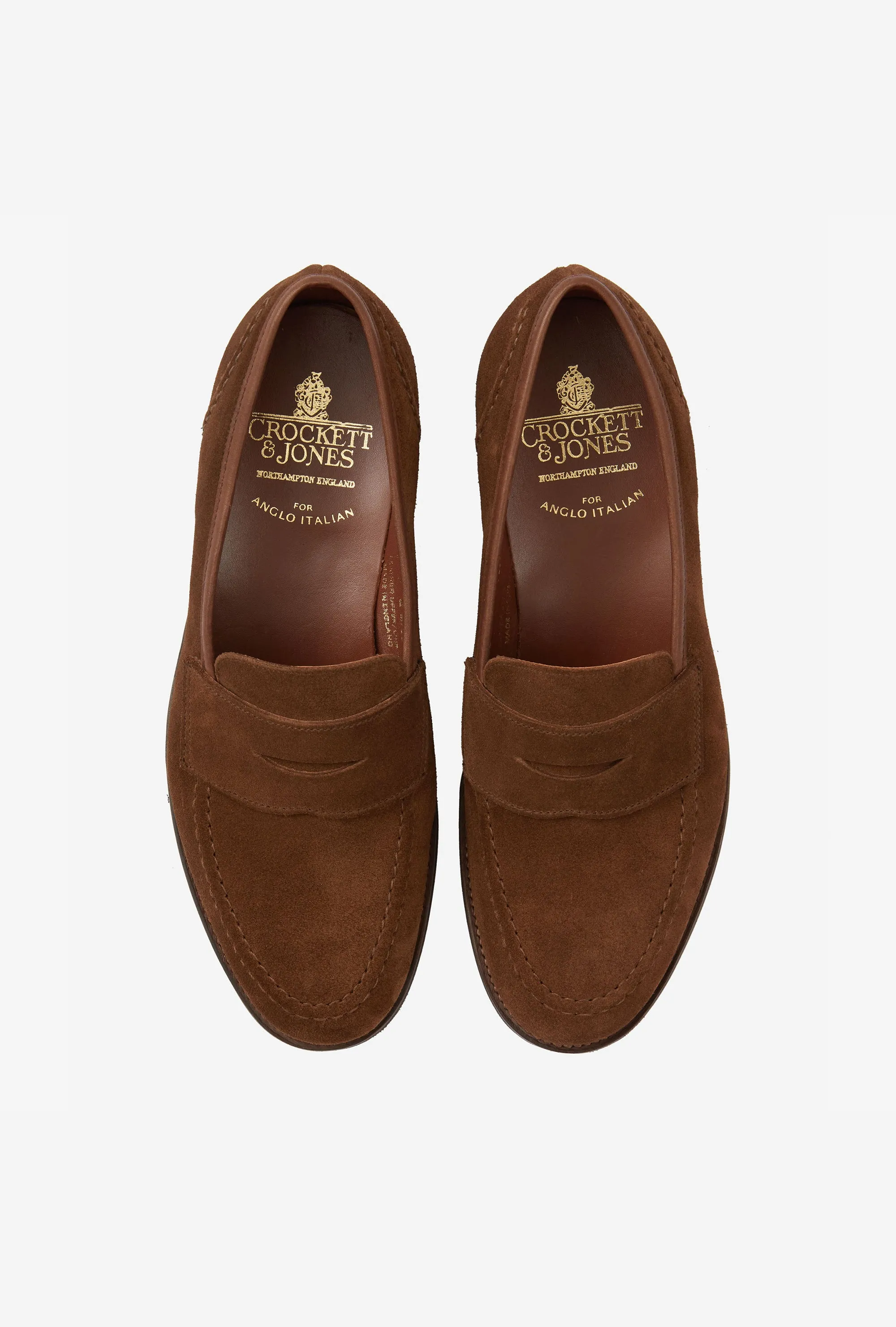 Crockett & Jones Unley Loafer Snuff Suede City Sole