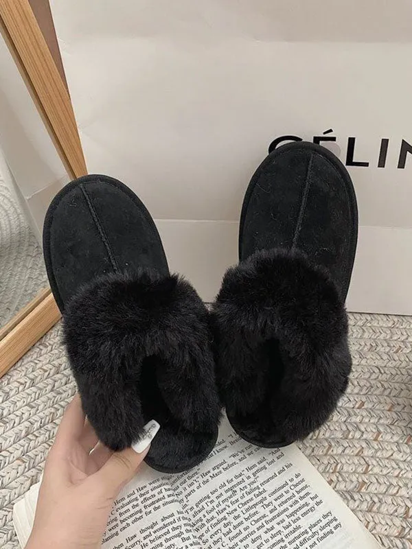 Fleece Soft Snow Boots Slippers