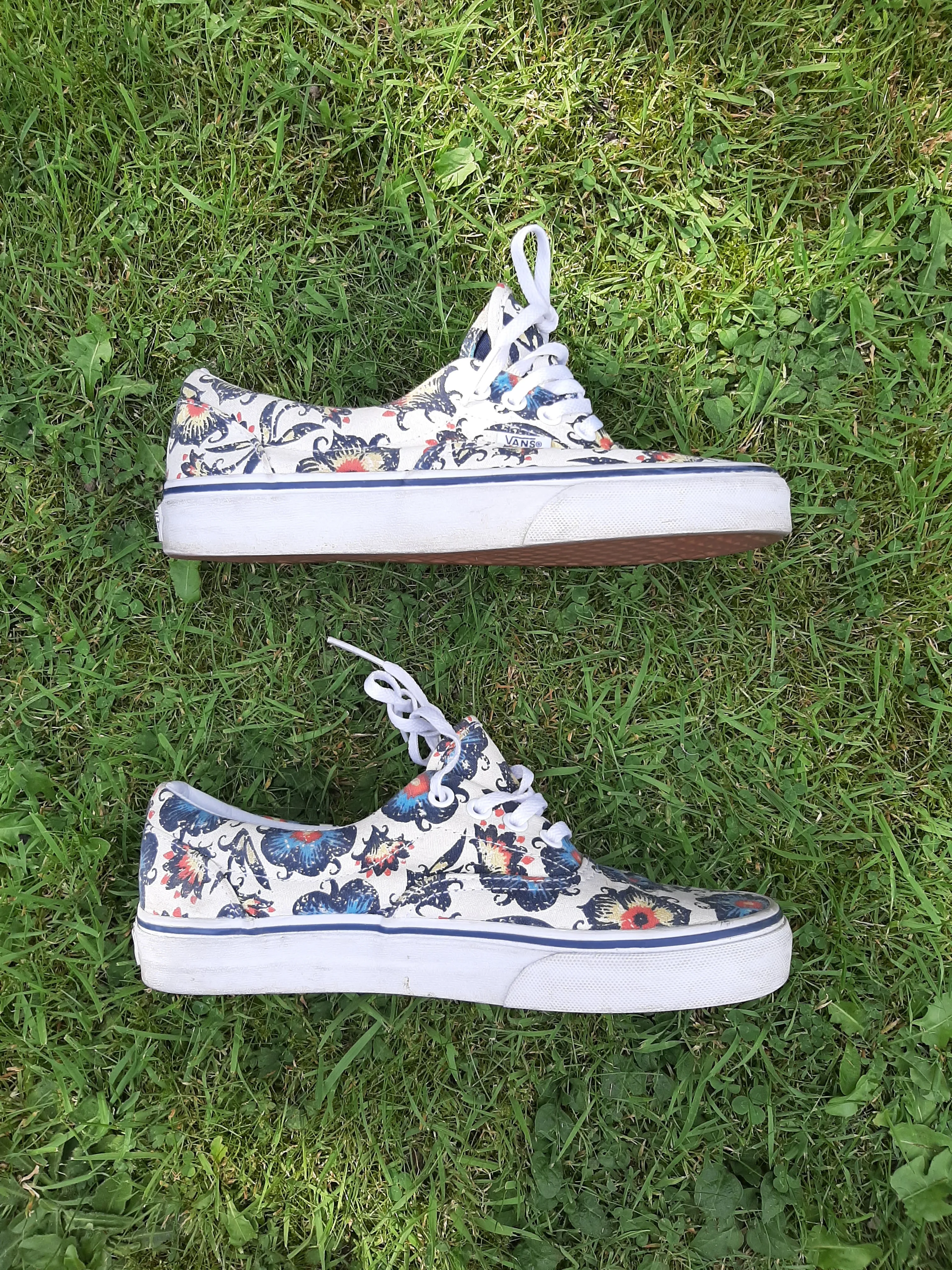 Floral Vans Classics Trainers. UK 4.5.