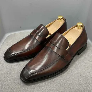 Formal Business Leather Classic Loafers Men's Casual Shoes MCSSOC32