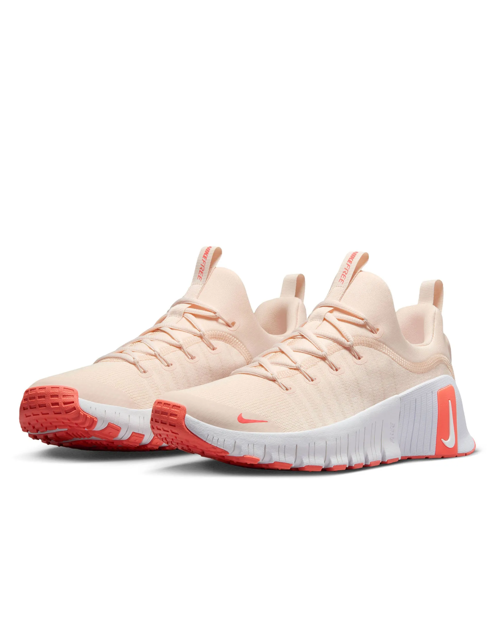 Free Metcon 6 Shoes - Guava Ice/White/Light Wild Mango