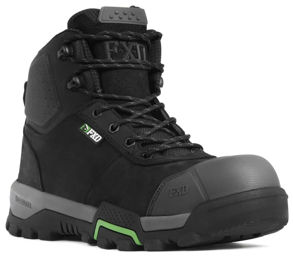 FXD Boots 4.5 Mid-Cut Work Boots Zip Side WB-2