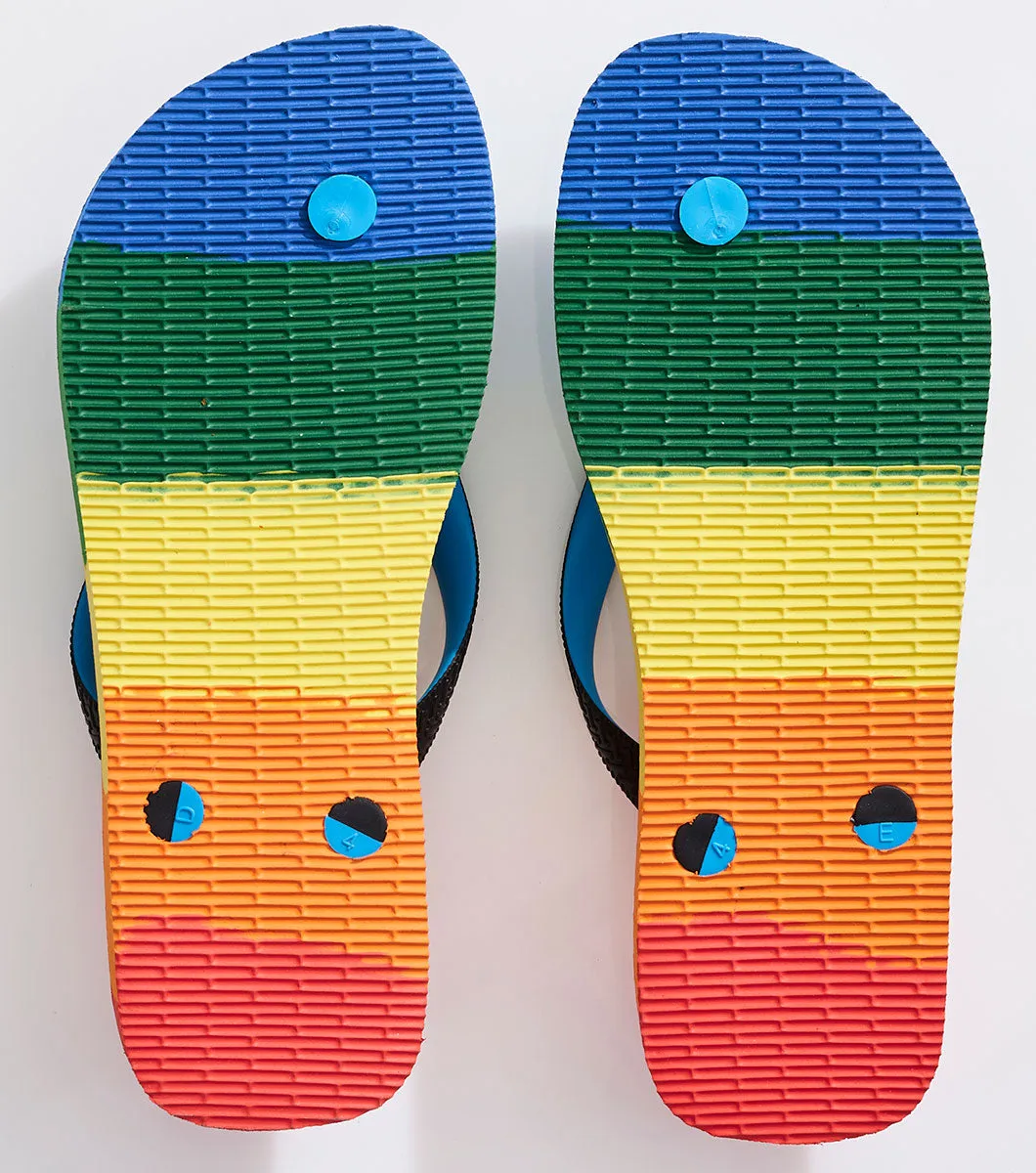 Havaianas Logomania In Rainbow