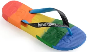 Havaianas Logomania In Rainbow