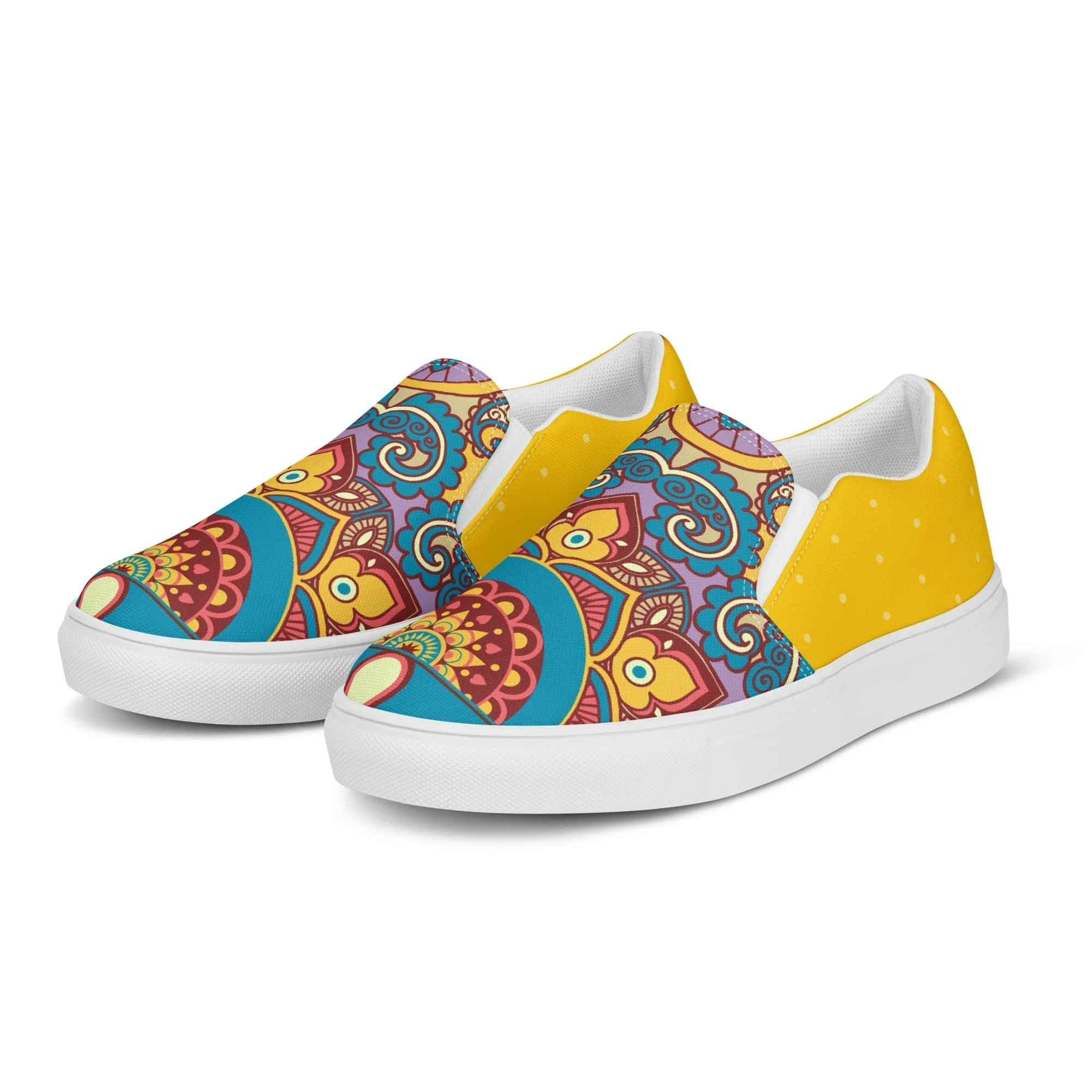 Heena Women’s Slip-On Canvas Sneakers