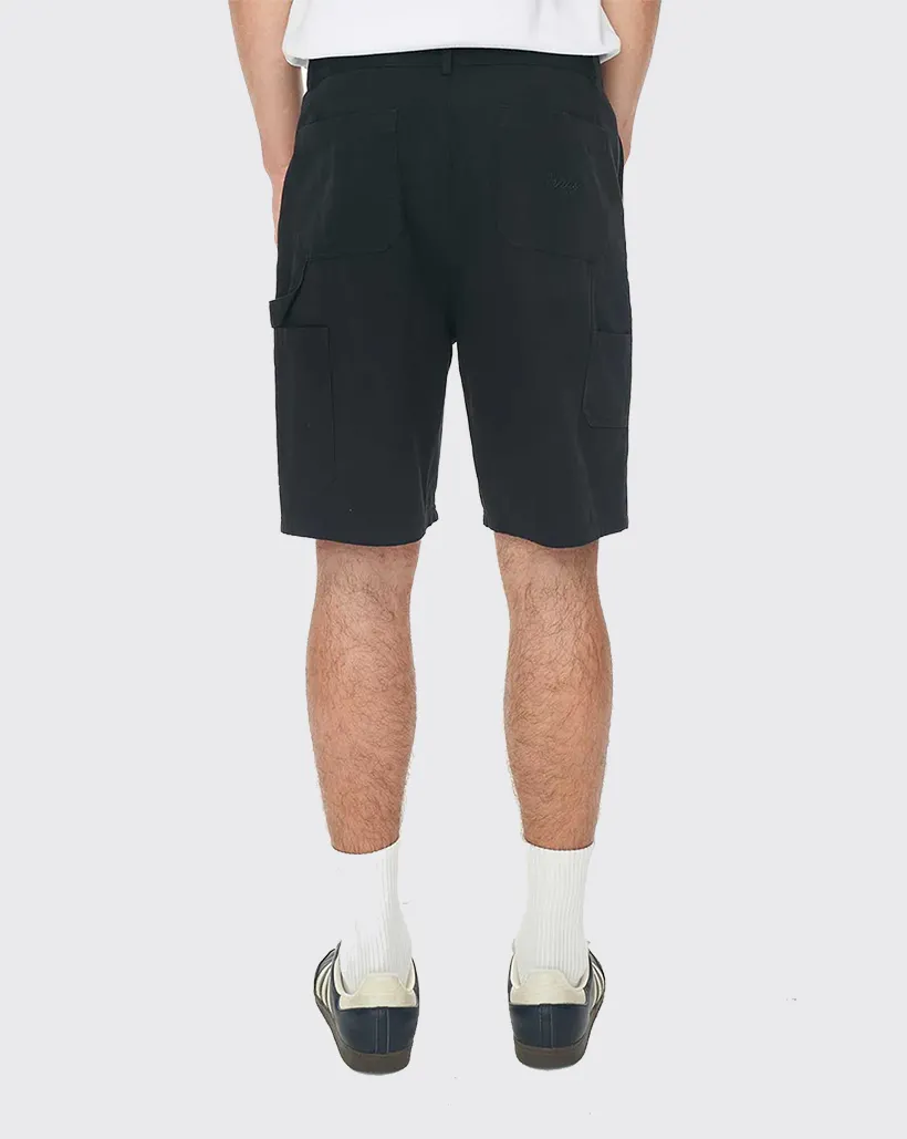 Huffer 9 to 5 Carpenter Short - Washed Black