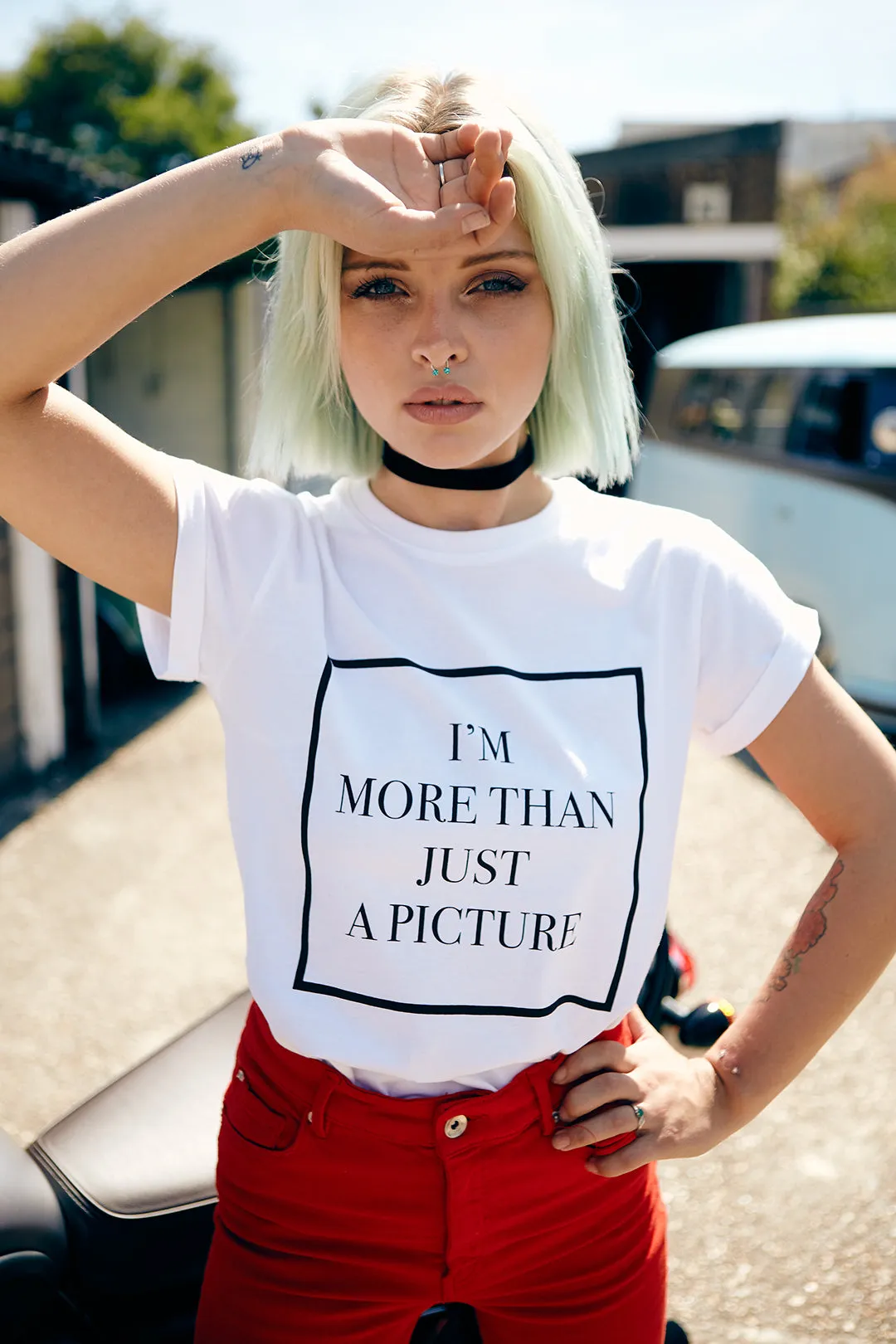 I'M MORE THAN JUST A PICTURE - SLOGAN T SHIRT CT071