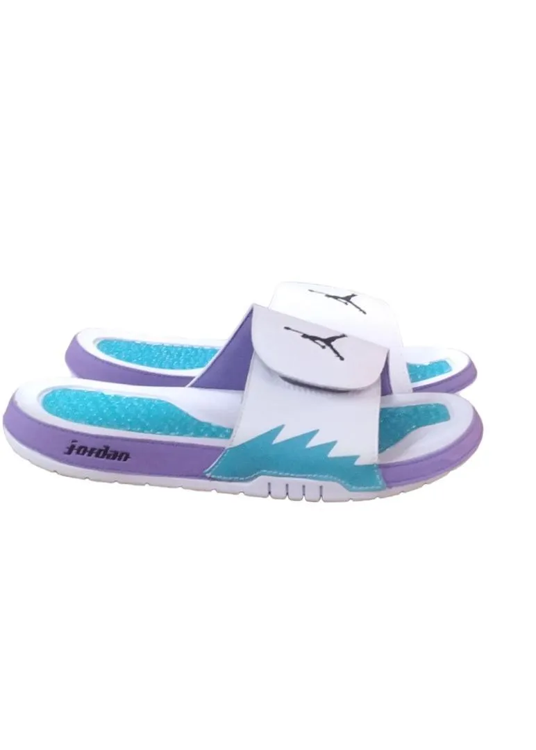 JD Hydro VRetro Purple Line with White Sole Men's Slide