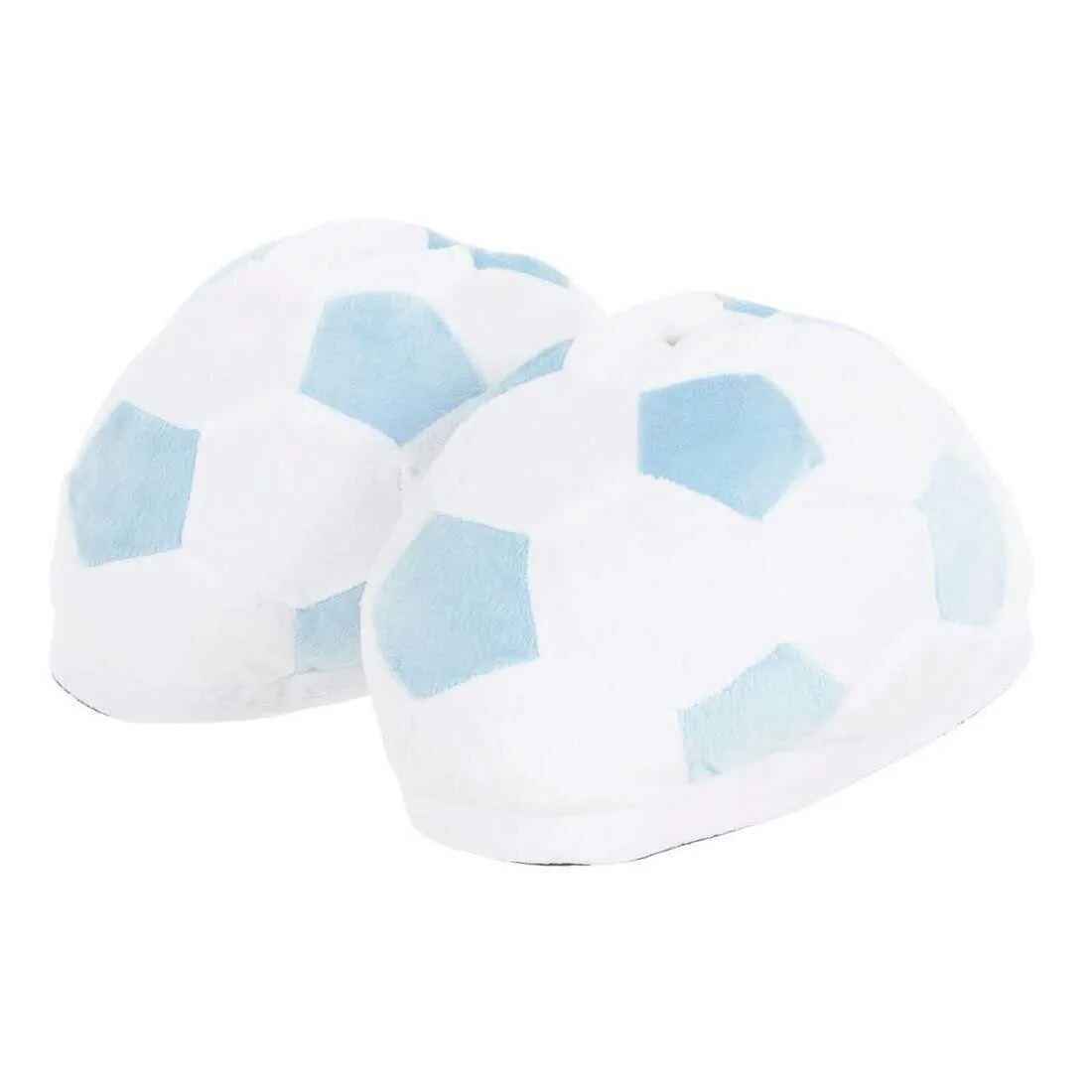 Kids Novelty 3D Football Shaped Slippers With Non-Slip Soles