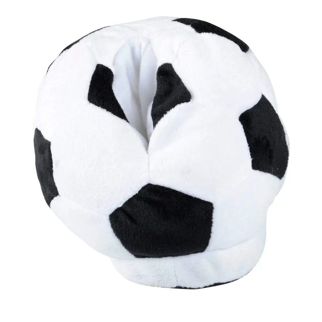 Kids Novelty 3D Football Shaped Slippers With Non-Slip Soles