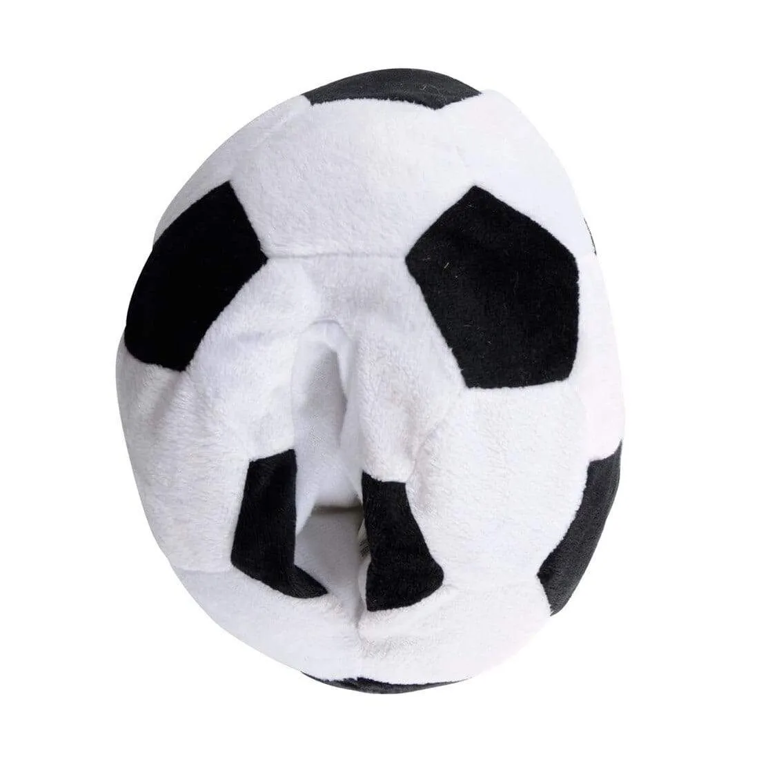 Kids Novelty 3D Football Shaped Slippers With Non-Slip Soles