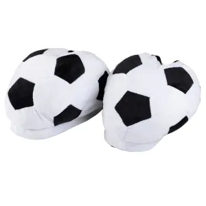 Kids Novelty 3D Football Shaped Slippers With Non-Slip Soles