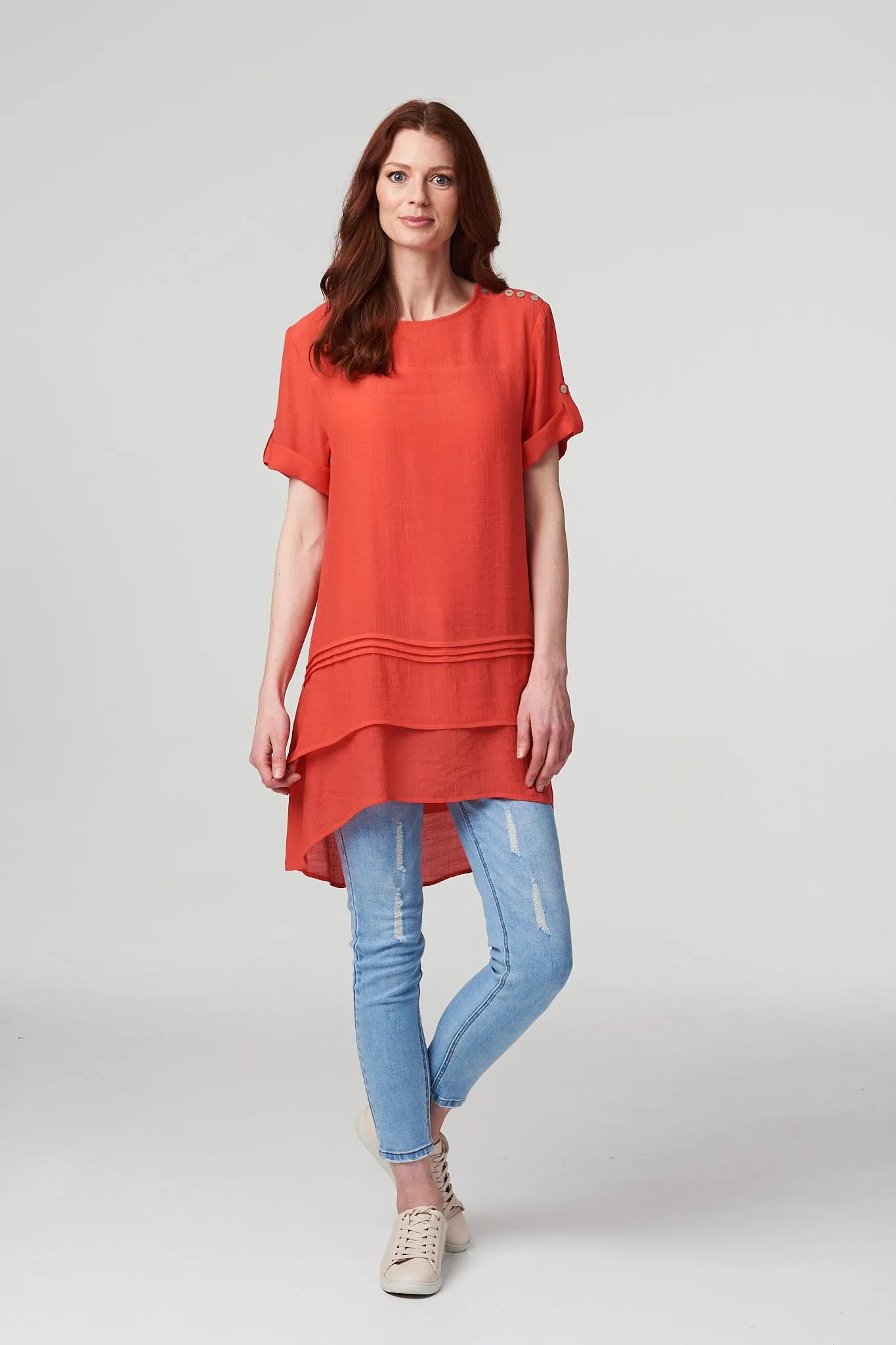 Layered Longline Tunic Top