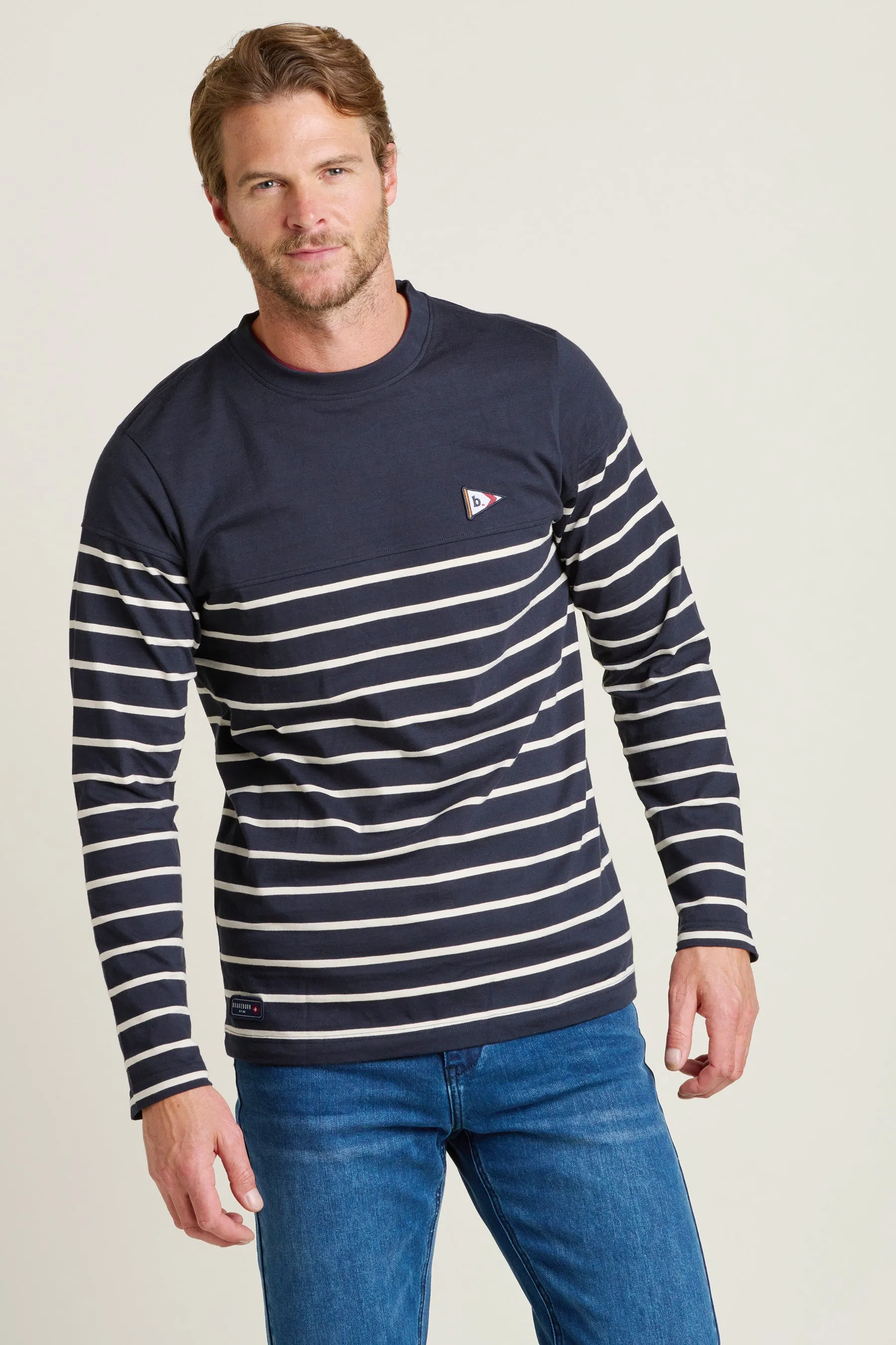 Ls Stripe Tee