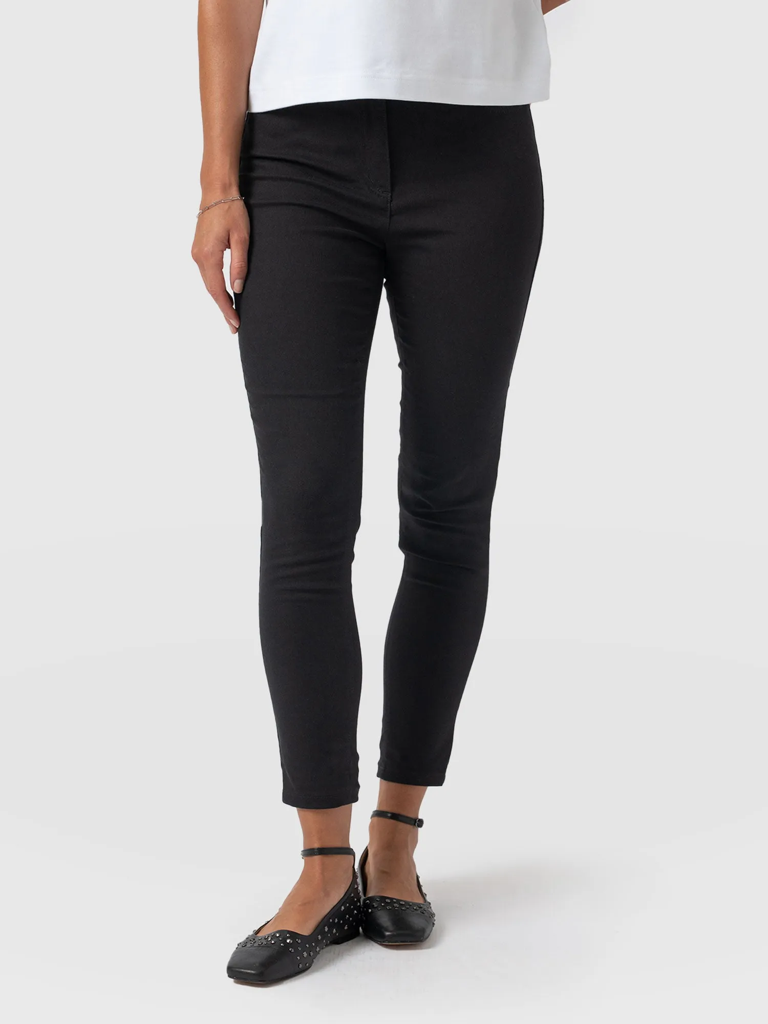 Maeva Skinny Pant - Black