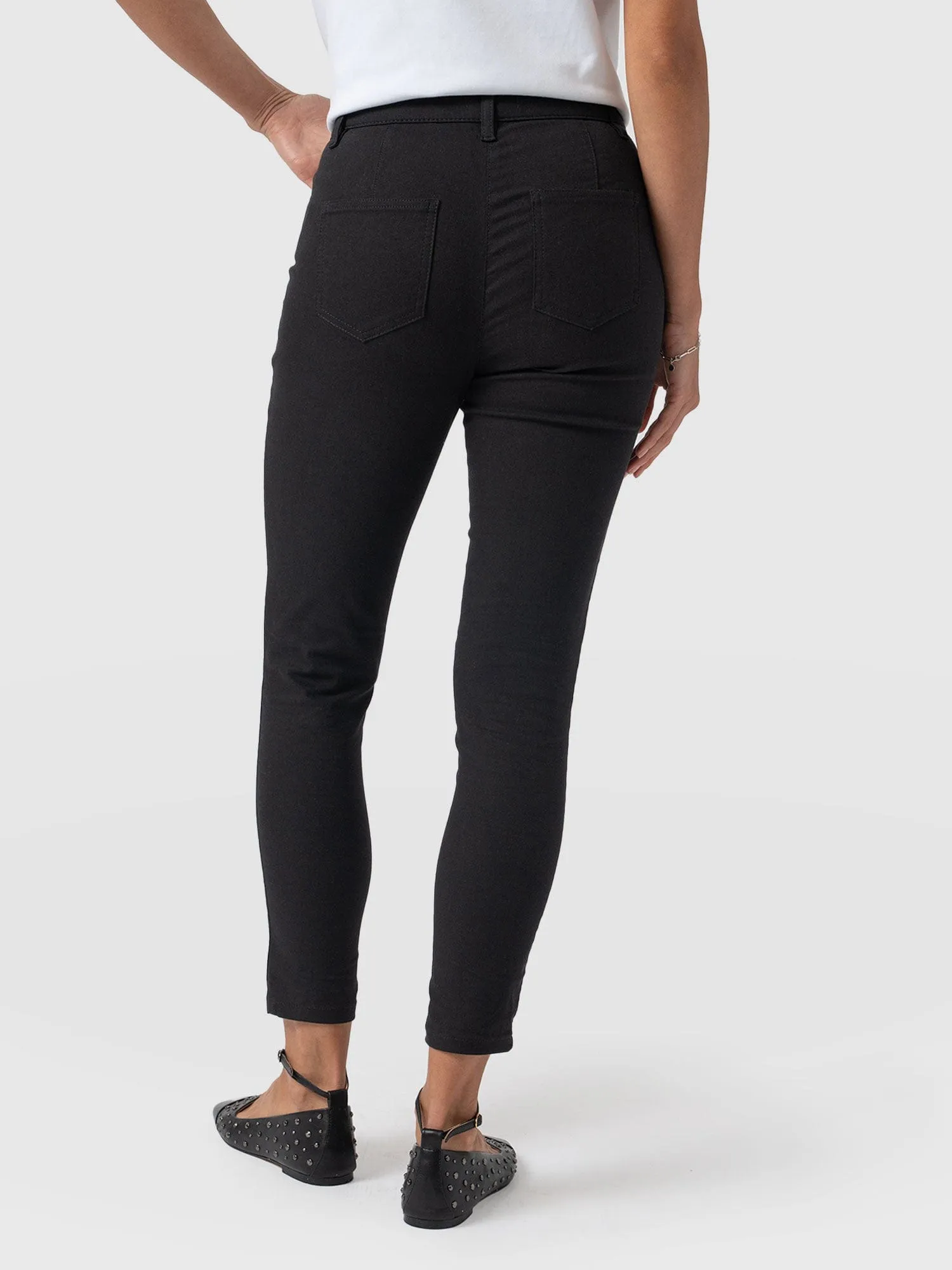 Maeva Skinny Pant - Black