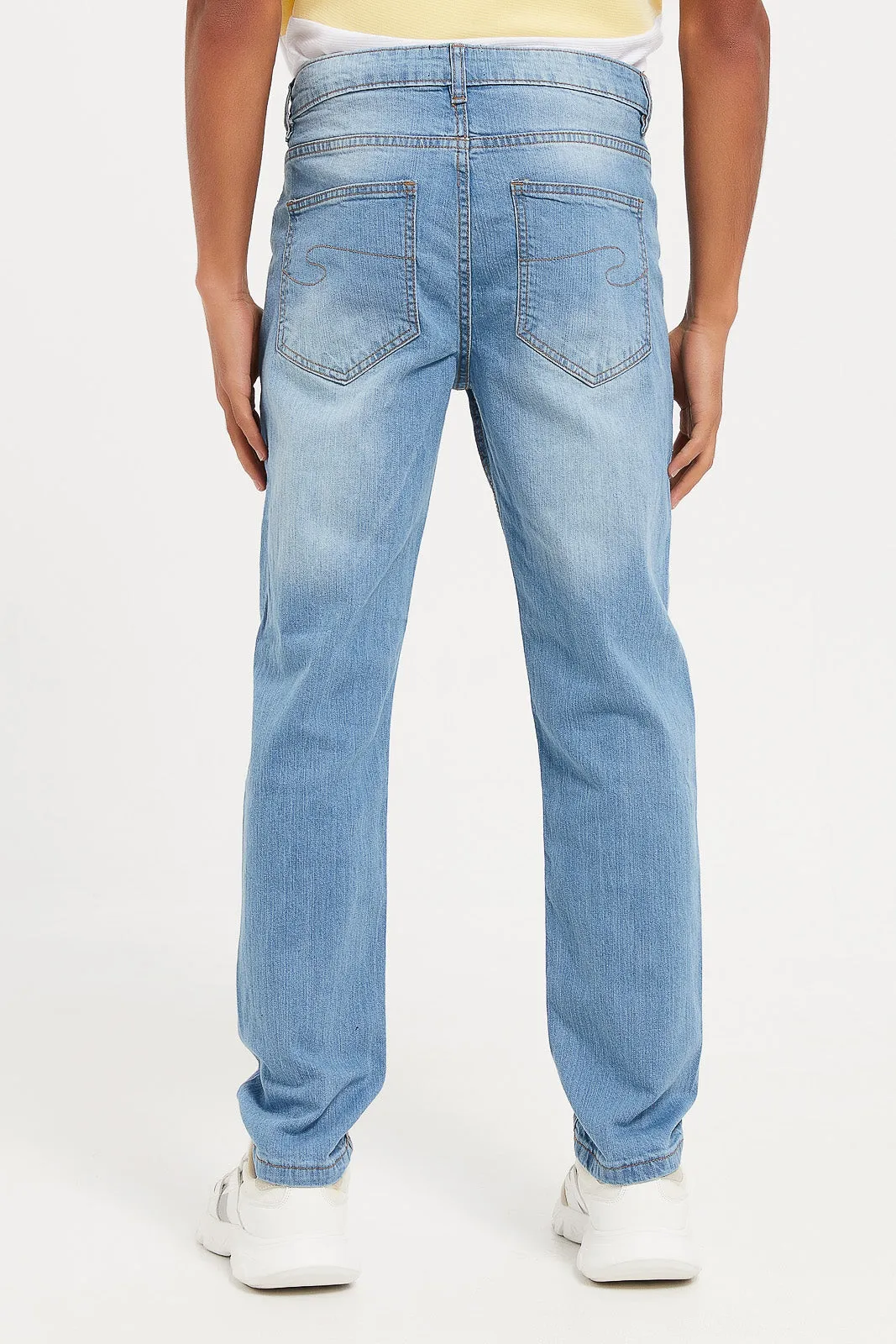 Men Blue Basic Slim Jeans