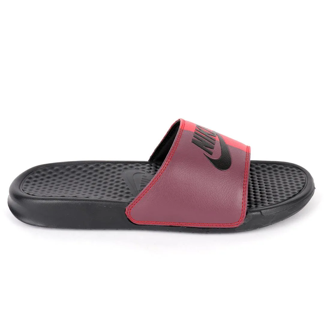 NK Benasi JDI Purple and Red Design Men's Slide