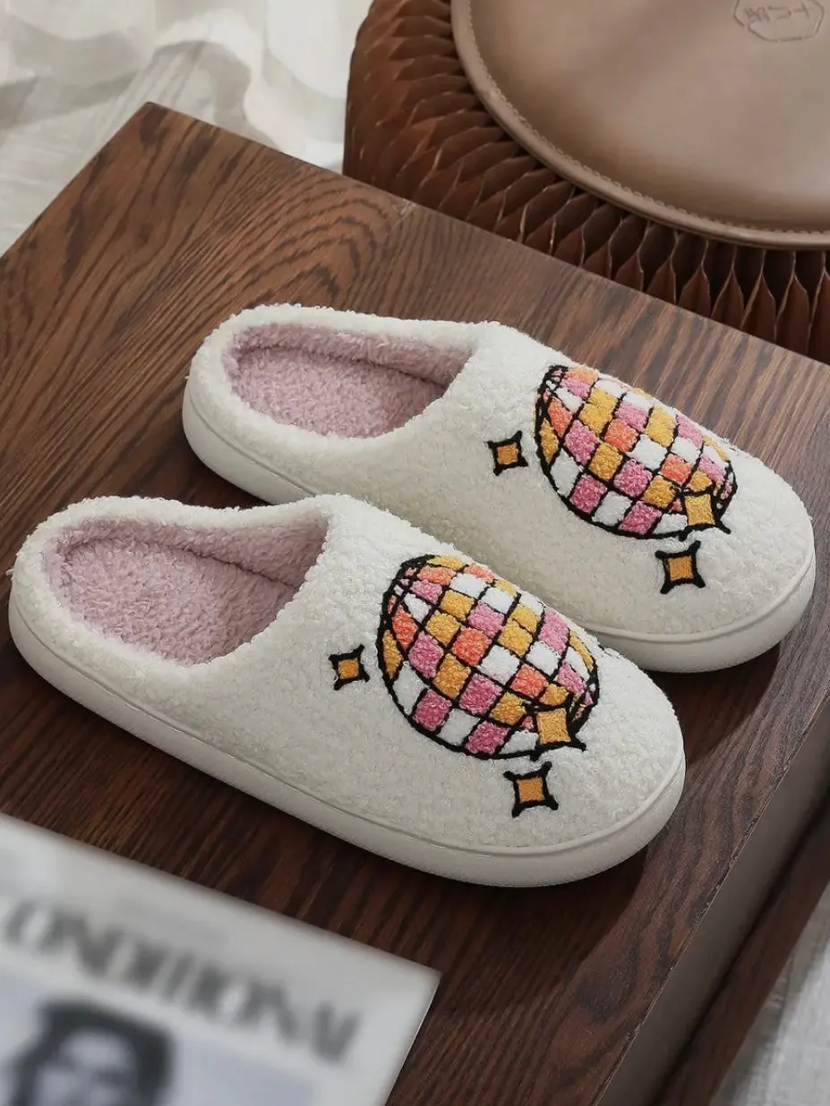 Nostalgic Disco Baby Slippers