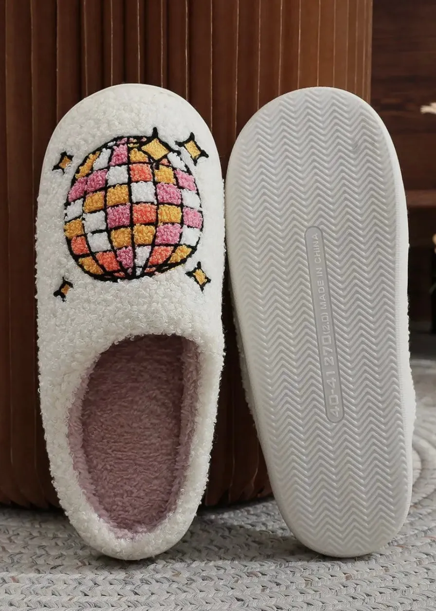 Nostalgic Disco Baby Slippers