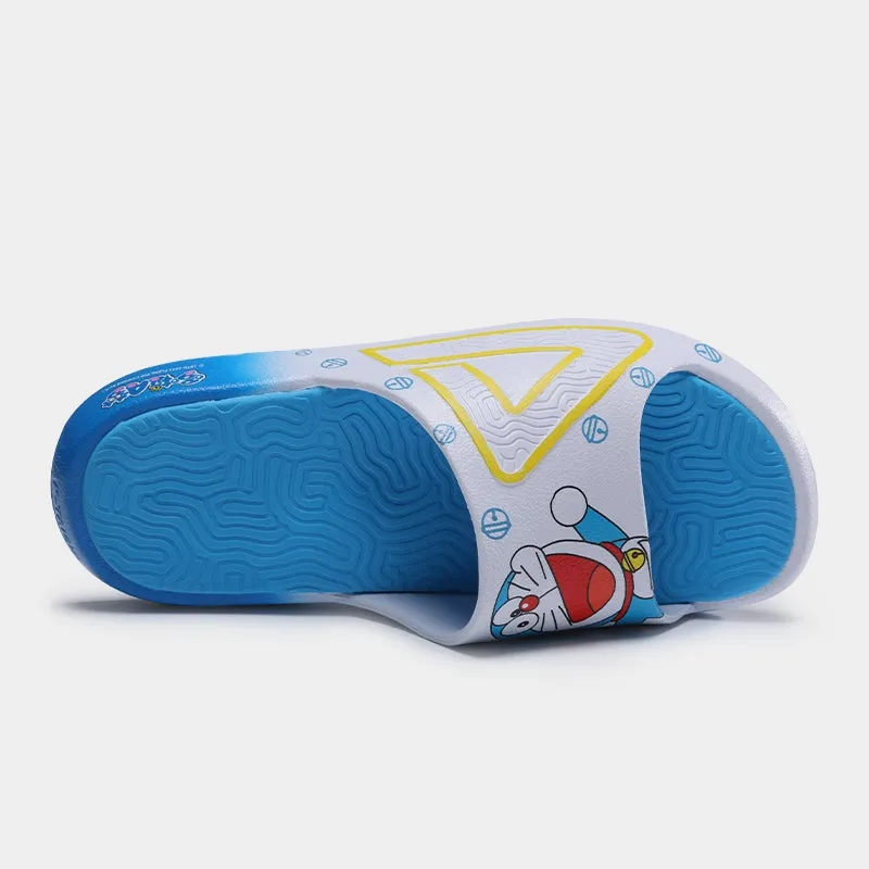 PEAK Men's Taichi Slides - White/Ice Blue