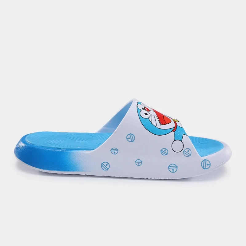 PEAK Men's Taichi Slides - White/Ice Blue