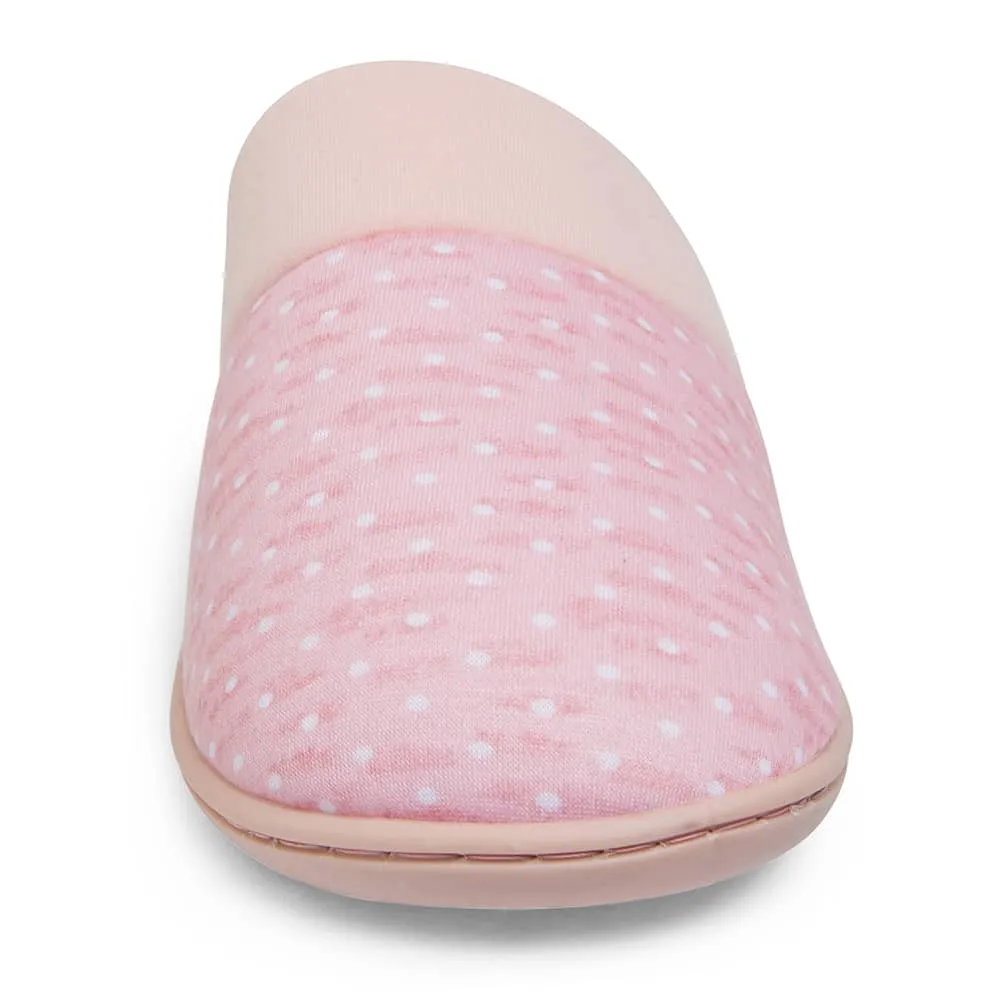 Pine Slipper in Pale Pink Fabric