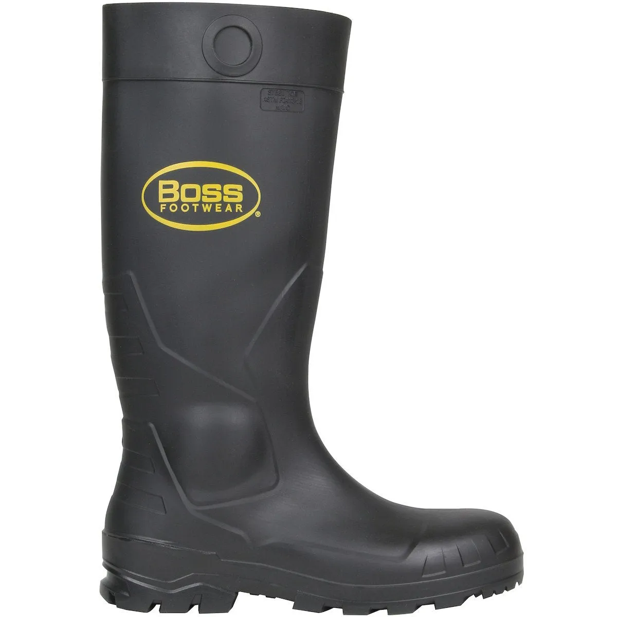 PIP Boss Footwear 16" Black PVC Steel Toe Boot