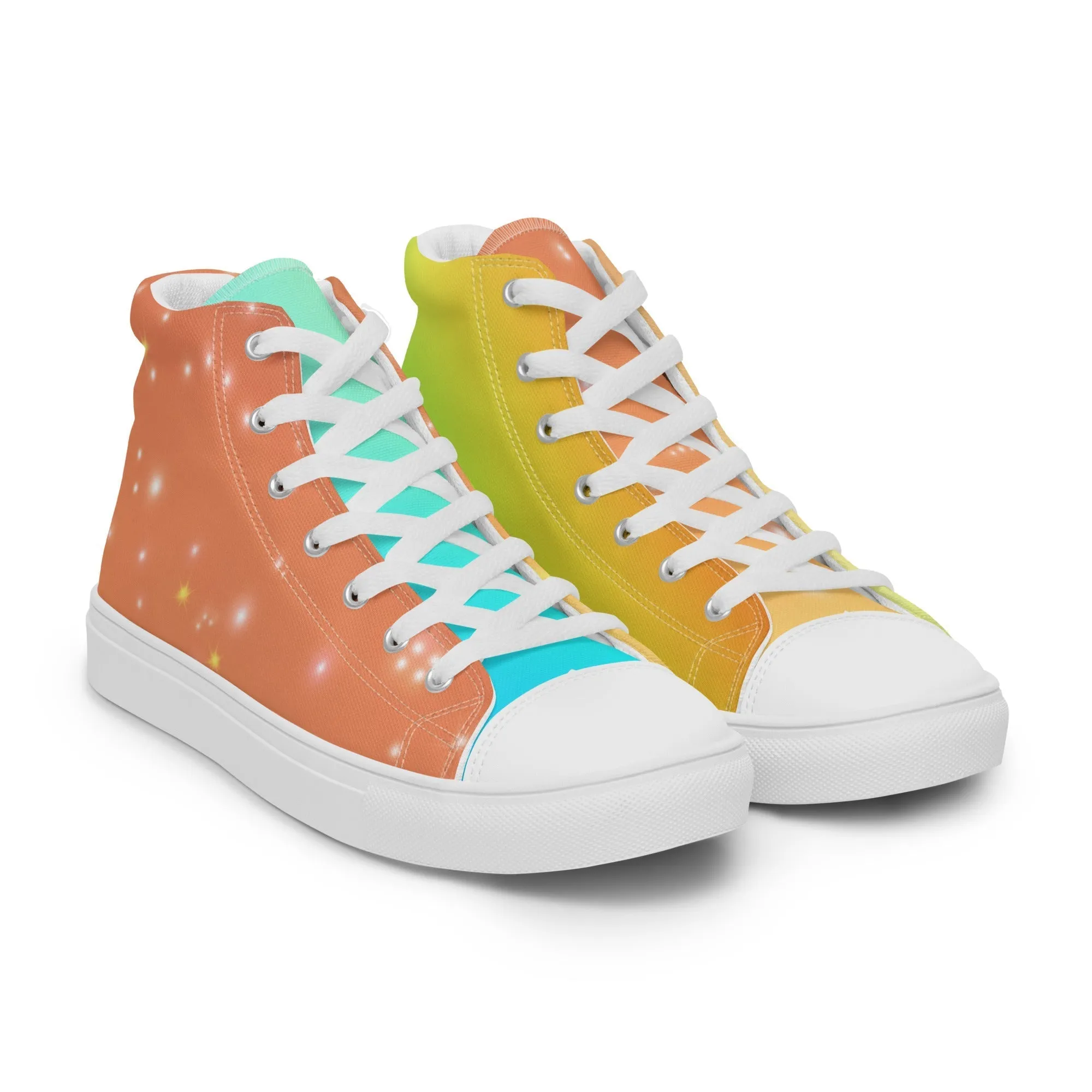 Starshine Women’s Lace-Up Canvas High-Top Sneakers