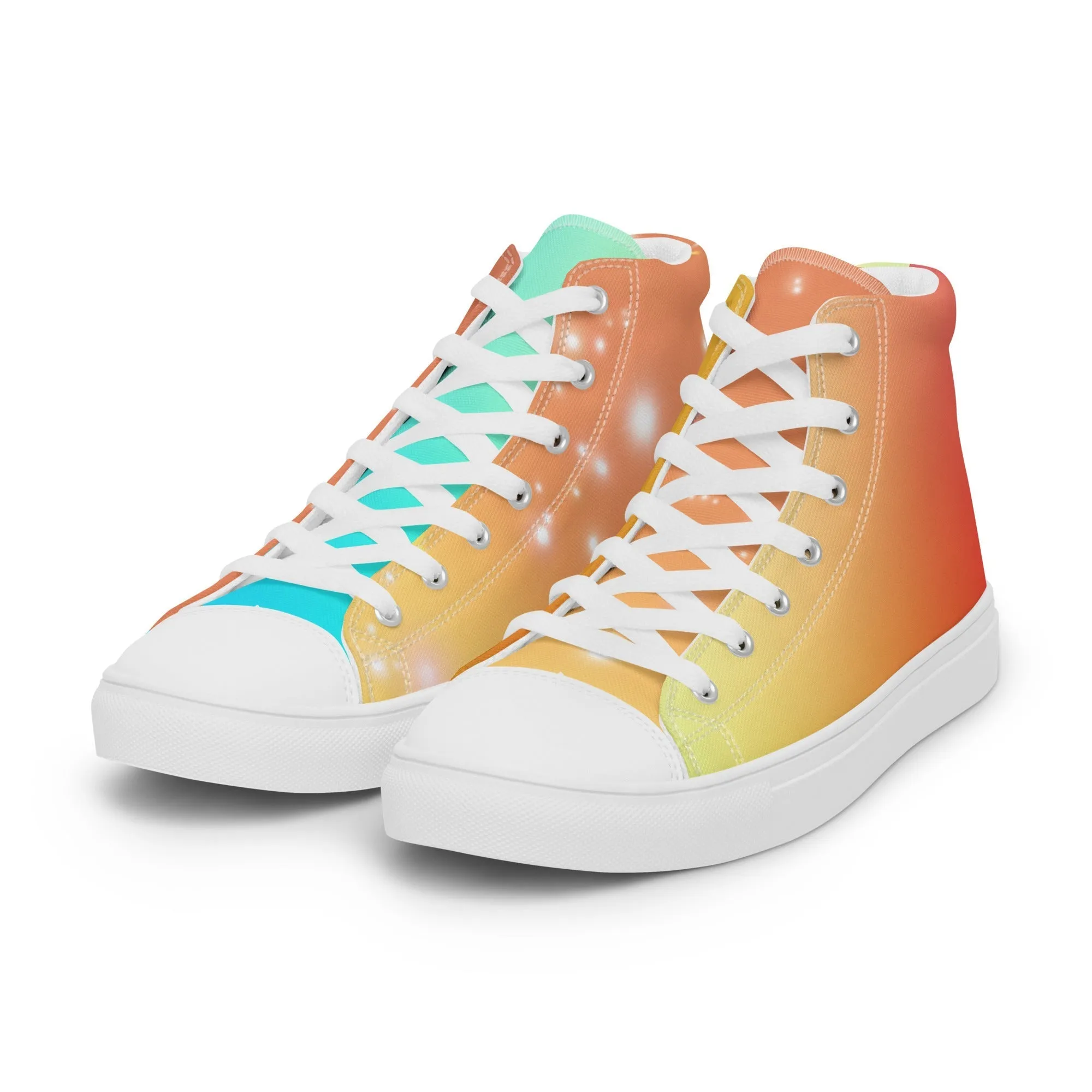 Starshine Women’s Lace-Up Canvas High-Top Sneakers